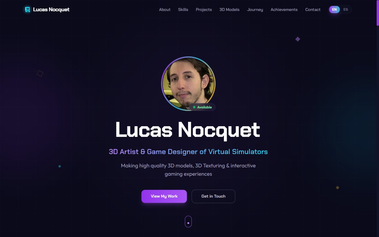 Lucas Nocquet - 3D Artist Portfolio
